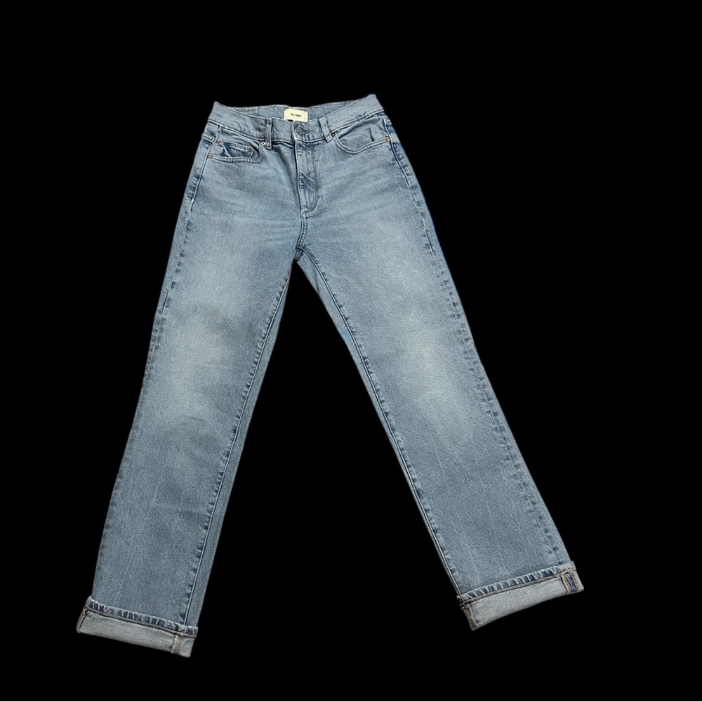 DL1961 Women Straight Leg Jeans in Light Blue